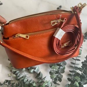 Genuine leather mini bag